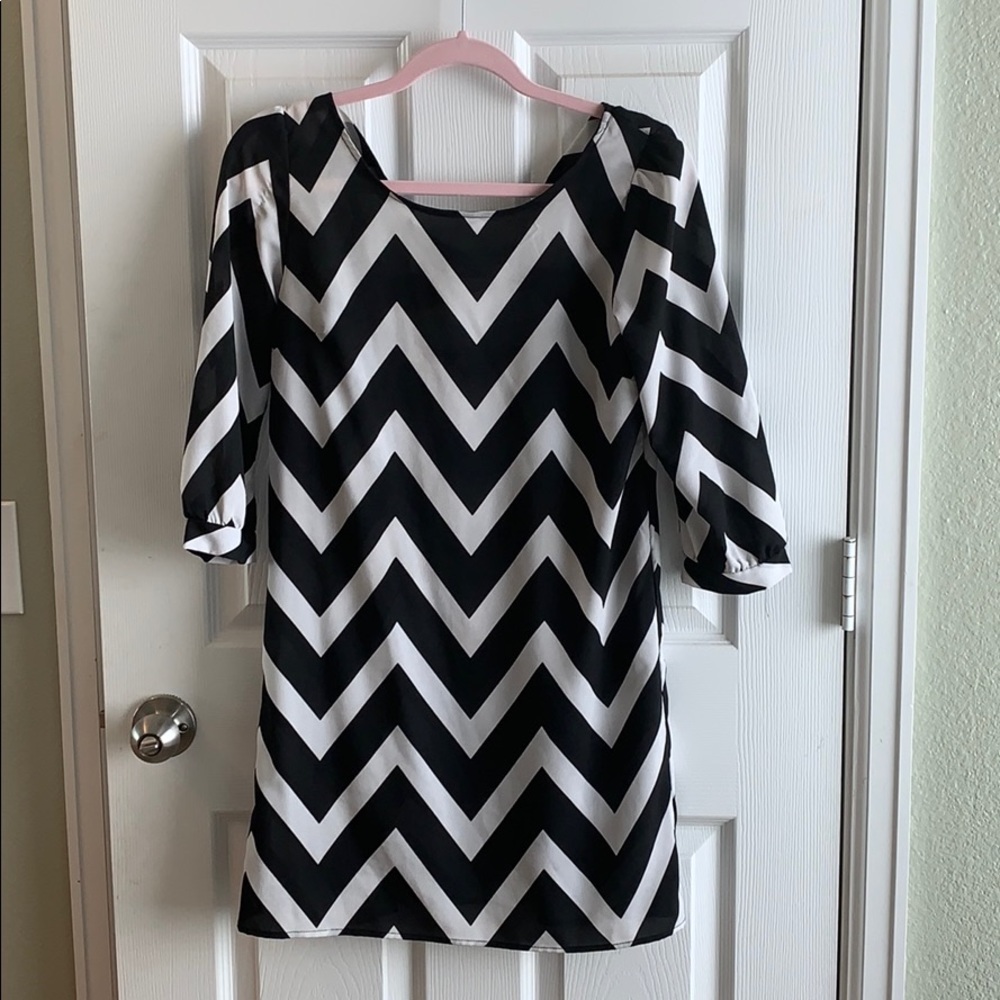 Black and White Dress